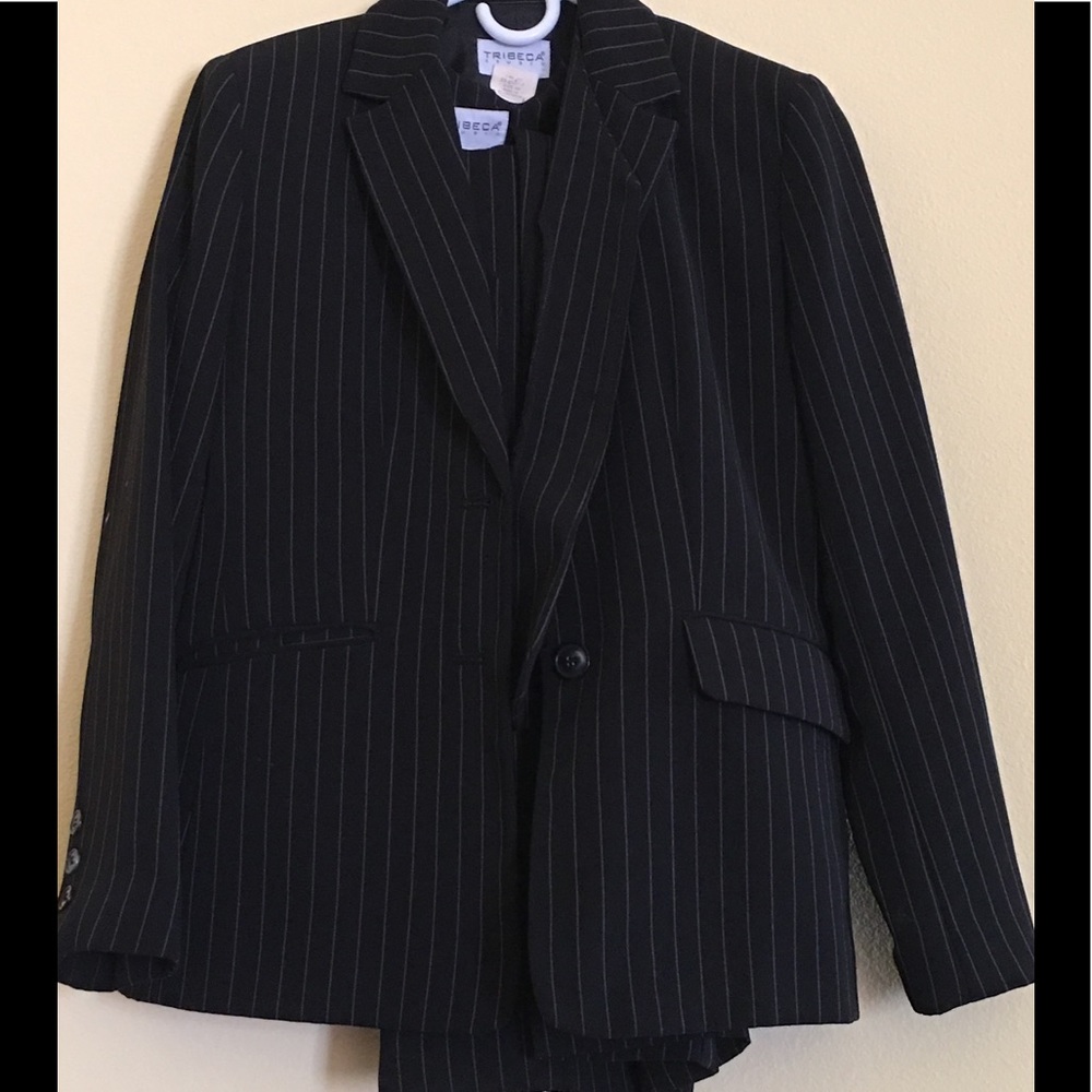 Vintage black 3 piece pants suit.